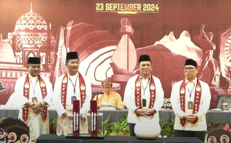 Nomor Urut Pilgub Kepri 2024: Ansar-Nyanyang 1, Rudi-Rafiq 2 Resmi Ditetapkan KPU