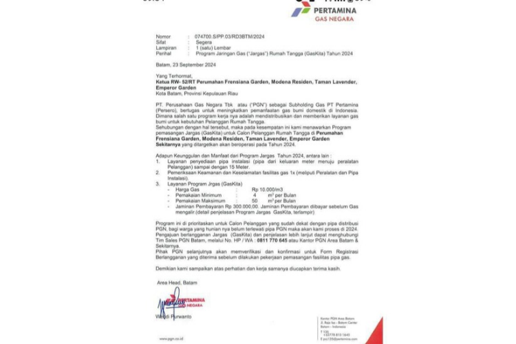Dibalik Kelangkaan Gas, Pertamina Adakan Program Eksklusif Hanya untuk Pelanggan Dekat Pipa Distribusi