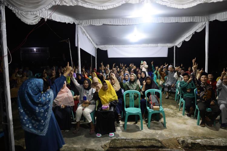 Kampanye Tatap Muka Paslon Rahma-Rizha Disambut Antusias Warga Tanjungpinang
