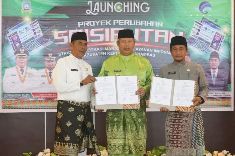 Diskominfotik Anambas Luncurkan Srisiantan, Proyek Digitalisasi Layanan Informasi Publik
