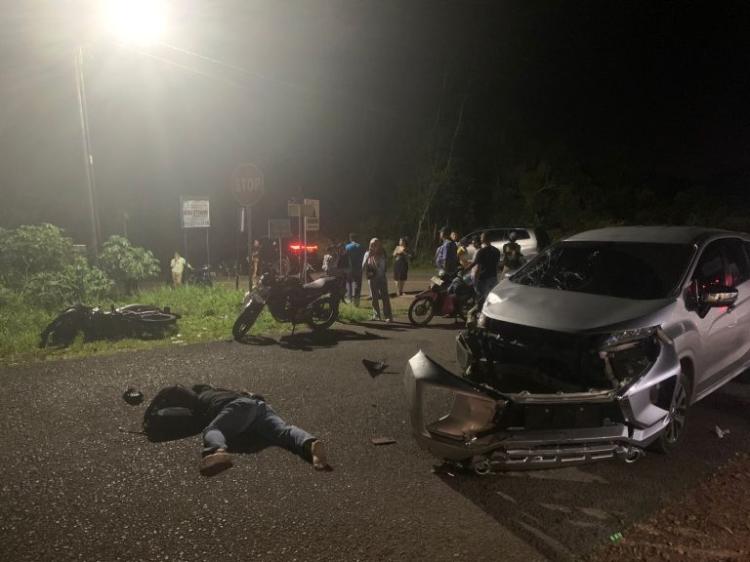 Kecelakaan Maut di Simpang Empat Sei Ladi Tanjungpinang, Warga Kampung Bugis Tewas di Tempat