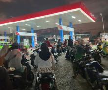 Antrian Pertalite Mengular di Dua SPBU Tanjungpinang, Ini Penyebabnya