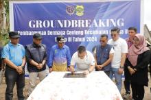 Dermaga Centeng Tahap III Dibangun, Bupati Lingga Optimis Tingkatkan Aksesibilitas Masyarakat Desa Limbung