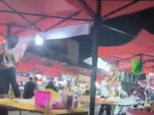 Badai Hebat Disertai Hujan dan Angin Kencang Landa Tanjungpinang, Listrik Padam dan Warga Panik