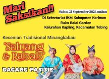 DPD IKM Karimun Gelar Seni Tradisional Saluang dan Rabab untuk Perantau Minangkabau