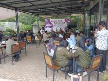 AJI Tanjungpinang Gelar Diskusi "Ngopi" Bareng Calon Walikota: Bahas Kebebasan Pers di Pilkada 2024