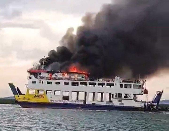 Penyebab Kebakaran Kapal Roro KMP Tandeman di Telaga Punggur: 12 Kru Selamat
