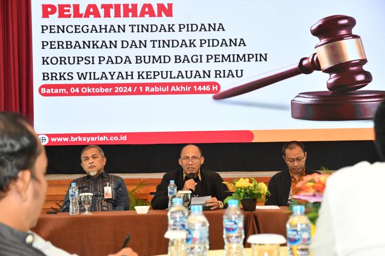 BRK Syariah Gelar Pelatihan Pencegahan Tindak Pidana Perbankan dan Korupsi pada BUMD