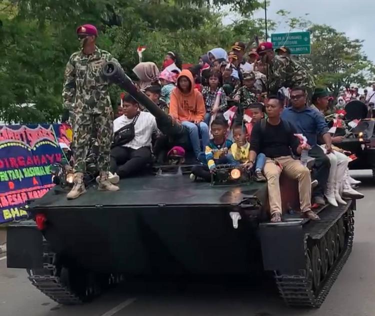 Perayaan HUT TNI ke-79 Berlangsung Meriah di Alun-Alun Engku Putri Batam