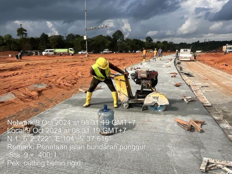 Progres Mencapai 76 Persen, Bundaran Punggur Akan Selesai Desember 2024