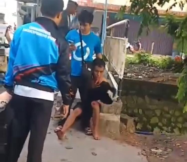 Pria Diduga Mencuri Motor di Perumahan Sawang Permai Ditangkap Warga di Aviari, Batam
