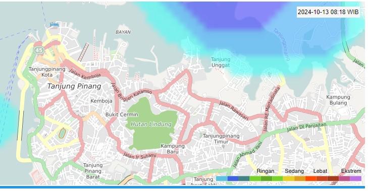 Prakiraan Cuaca Akhir Pekan: Hujan, Petir, dan Cuaca Cerah di Berbagai Kota Besar Indonesia, Termasuk Tanjungpinang (13 Oktober 2024)