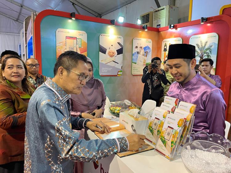 Boyong 2 Sekolah Per Hari, BRK Syariah Himpun DPK Hingga Rp.800 Juta di Helat Pelalawan
