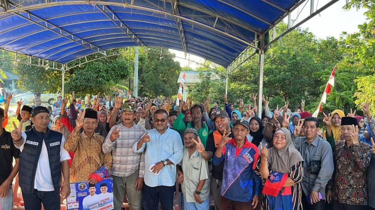Kampanye Dialogis Aunur Rafiq di Kundur Barat, Warga: Kami Pilih Orang Kite!