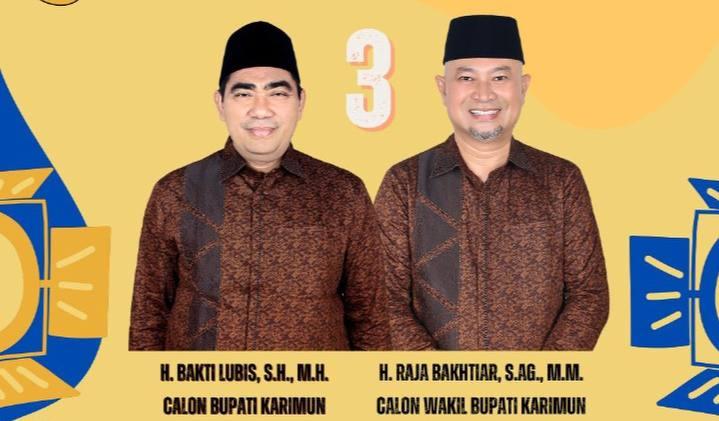 Visi Misi Paslon Nomor 3 Bakti Lubis - Raja Bakhtiar: Program Pendidikan, Kesehatan, dan Kesejahteraan di Debat Pilkada Karimun 2024