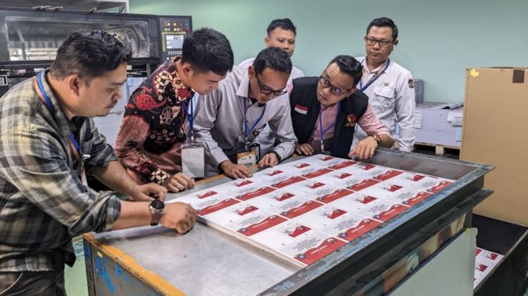 KPU Bintan Rampungkan Pencetakan Surat Suara untuk Pilkada 2024, Nomor Urut 2 Tak Ada Gambar