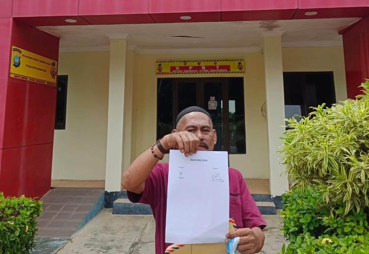 Aliasar, Wartawan Radarkepri.com, Resmi Melaporkan Intimidasi Pejabat DPRD Lingga ke Polda Kepri