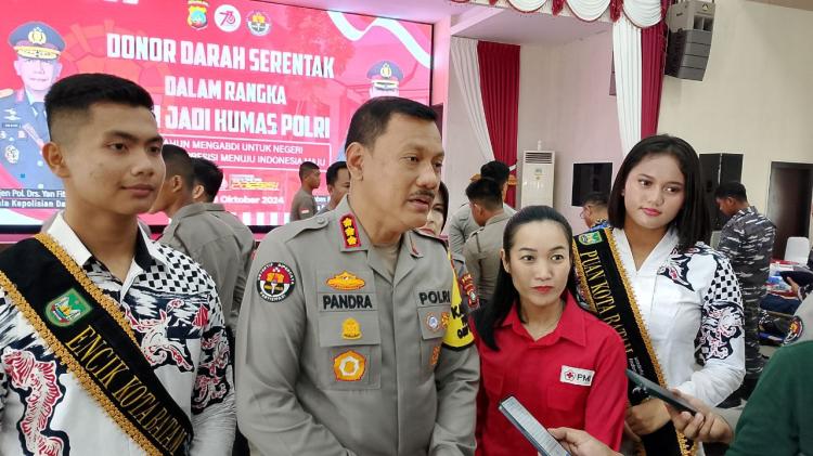 Perkuat Sinergi, Bidhumas Polda Kepri Gelar Donor Darah Bersama Media untuk Peringati HUT Humas Polri ke-73 dan HUT Korpri ke-53