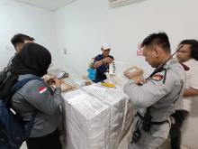 3.666 Kotak Suara dan 7.284 Bilik Suara Tiba di Batam Jelang Pilkada 2024