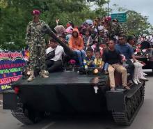 Perayaan HUT TNI ke-79 Berlangsung Meriah di Alun-Alun Engku Putri Batam
