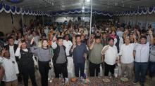 Salam Dua Jari, Warga Kampung Nenas Sebut Rudi - Rafiq Harapan Baru Masyarakat Kepulauan Riau