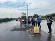 Ancam Keselamatan Berkendara, Satlantas Polresta Barelang Minta Pemerintah Perbaiki Jalan Berlubang di Perumahan Buana Central Park