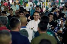 Kampanye di Tanjunguncang, Warga Harapkan Solusi Air Bersih dan Pembangunan SMA ke Paslon Amsakar-Li Claudia