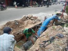 Pemeliharaan Jaringan Pipa di Jalur Bundaran Kabil - Dotamana, Suplai Air Sejumlah Wilayah di Batam Terganggu