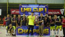 Al Ikhwah Rengkuh Juara Pertama Turnamen Futsal LMG Cup I 2024 di Dabo Singkep