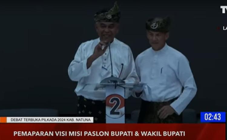 Insiden Listrik dan Mikrofon Mati Warnai Debat Pilkada 2024 Kabupaten Natuna, Kepulauan Riau