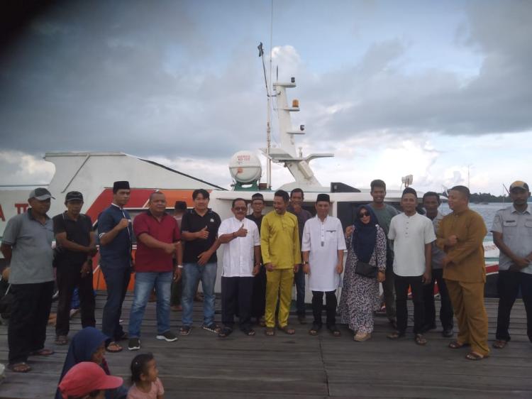 Pelabuhan Centeng Kini Punya Rute Ferry Langsung ke Tanjungpinang, Warga Apresiasi Pemkab Lingga