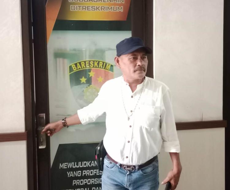 Jadi Korban Pengancaman Sekretaris DPRD Lingga, Aliasar Penuhi Panggilan Polda