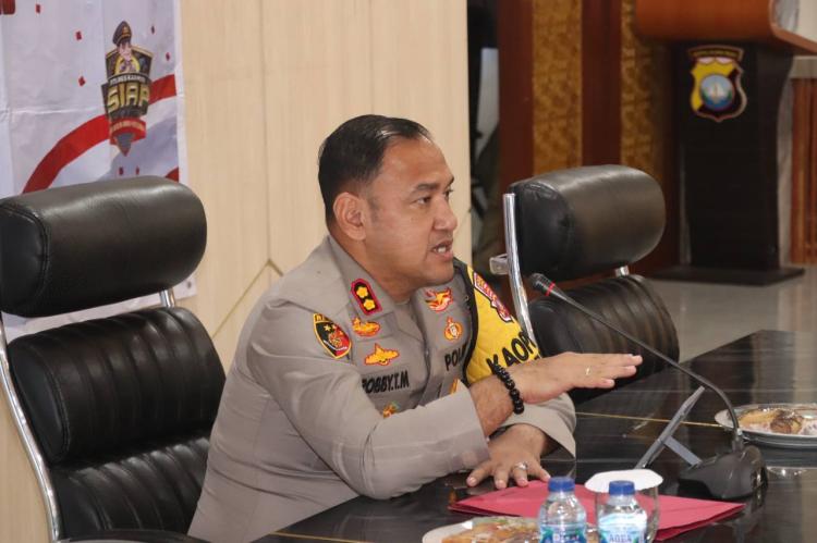 Kapolres Karimun Tegaskan Aturan Pengamanan TPS Pilkada 2024, Tidak Boleh Bawa Senjata Api