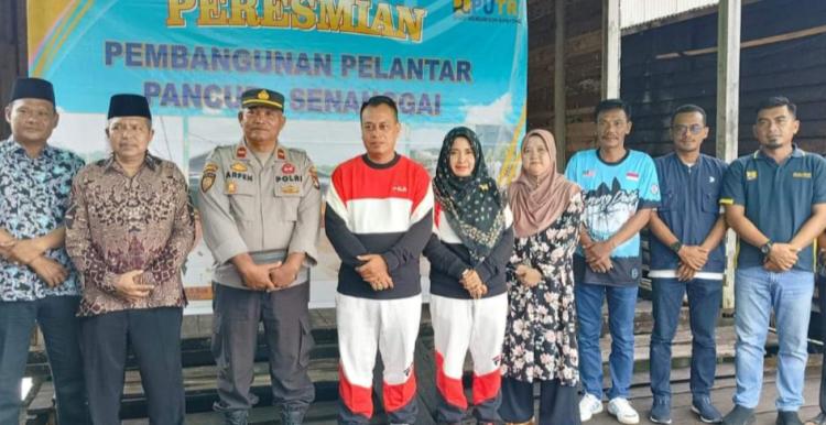 Bupati Lingga Resmikan Jalan Pelantar Pancur - Senanggai, Dukung Kemajuan Infrastruktur Lingga Utara