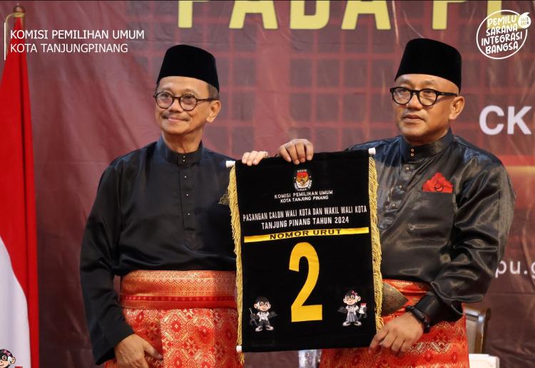 Hasil Real Count KPU Pilkada Kota Tanjungpinang, Lis-Raja Unggul Signifikan 
