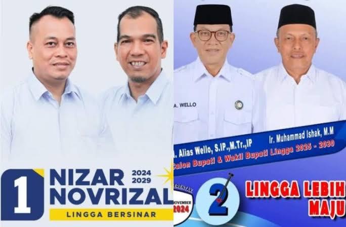 Real Count KPU Pilkada Lingga 2024: Dominasi Nizar-Novrizal di Kecamatan Katang Bidare, Awe-Ishak Menang di Pulau Duyung dan Medang