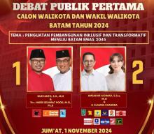 KPU Batam Gelar Debat Perdana Pilwako Malam Ini, Jumat 1 November: Catat Lokasi dan Waktunya!