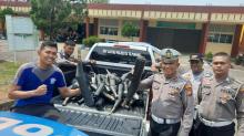 Satlantas Polresta Tanjungpinang Sita 60 Knalpot Bising Pelajar di SMKN 3, Terjadi Peningkatan