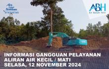 Perbaikan Kebocoran Pipa di Simphony Land, Suplai Air Beberapa Wilayah di Batam Terganggu