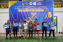 BP Batam Resmi Akhiri Internal Volley Ball Match 2024