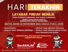 Hari Terakhir Layanan Pindah Memilih Pilkada 2024 di Lingga, Jangan Lewatkan!