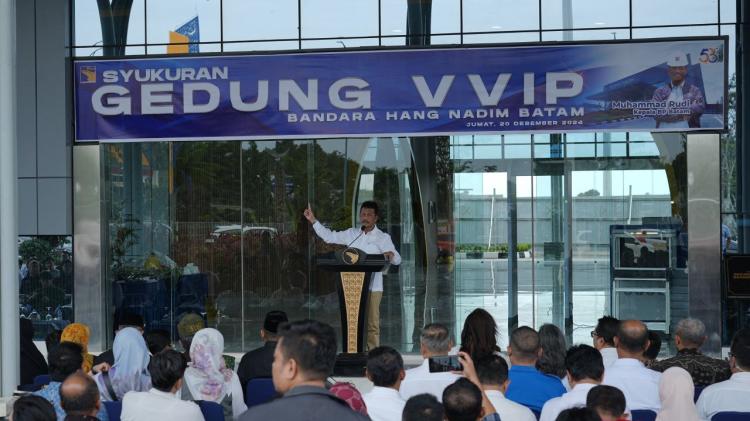 Kepala BP Batam Resmikan Revitalisasi dan Pengembangan Gedung VVIP Bandara Internasional Hang Nadim