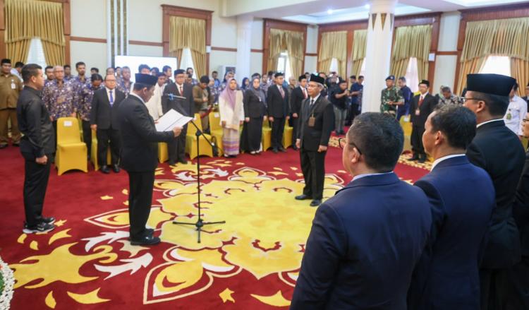Hisyam Wahyudi Resmi Dikukuhkan Sebagai Kepala Perwakilan BPKP Kepulauan Riau