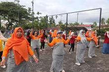 HUT ke-25 Dharma Wanita Persatuan, DWP Lingga Sinergi untuk Germas dan Peringatan Hari HIV Sedunia