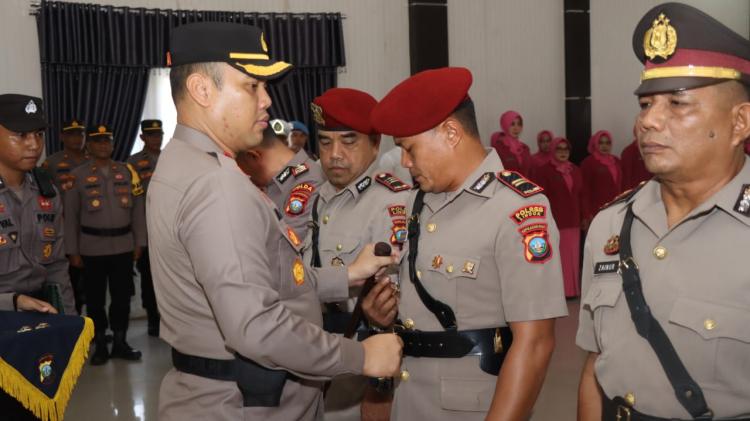 Jabatan Kabag Ops, Kasatreskrim, dan Kapolsek di Polres Lingga Resmi Berganti di Awal 2025