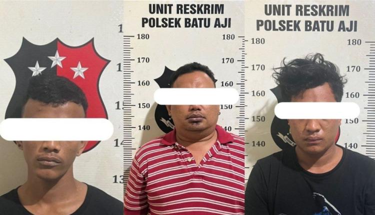 Polisi Ringkus Komplotan Jambret di Batu Aji, Pelaku Terancam Hukuman 9 Tahun Penjara