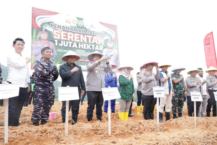 DPRD Apresiasi Inisiatif Polda Kepri Perkuat Ketahanan Pangan Lewat Gerakan Tanam Jagung