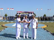 Panglima Komando Armada I Pimpin Sertijab Komandan Lantamal IV Batam 