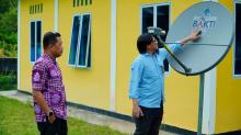 Dukung Digitalisasi Desa, Diskominfo Lingga Monitoring Internet BAKTI