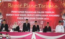 KPU Kepulauan Anambas Tetapkan Aneng-Raja Bayu sebagai Bupati dan Wakil Bupati Terpilih 2025-2030